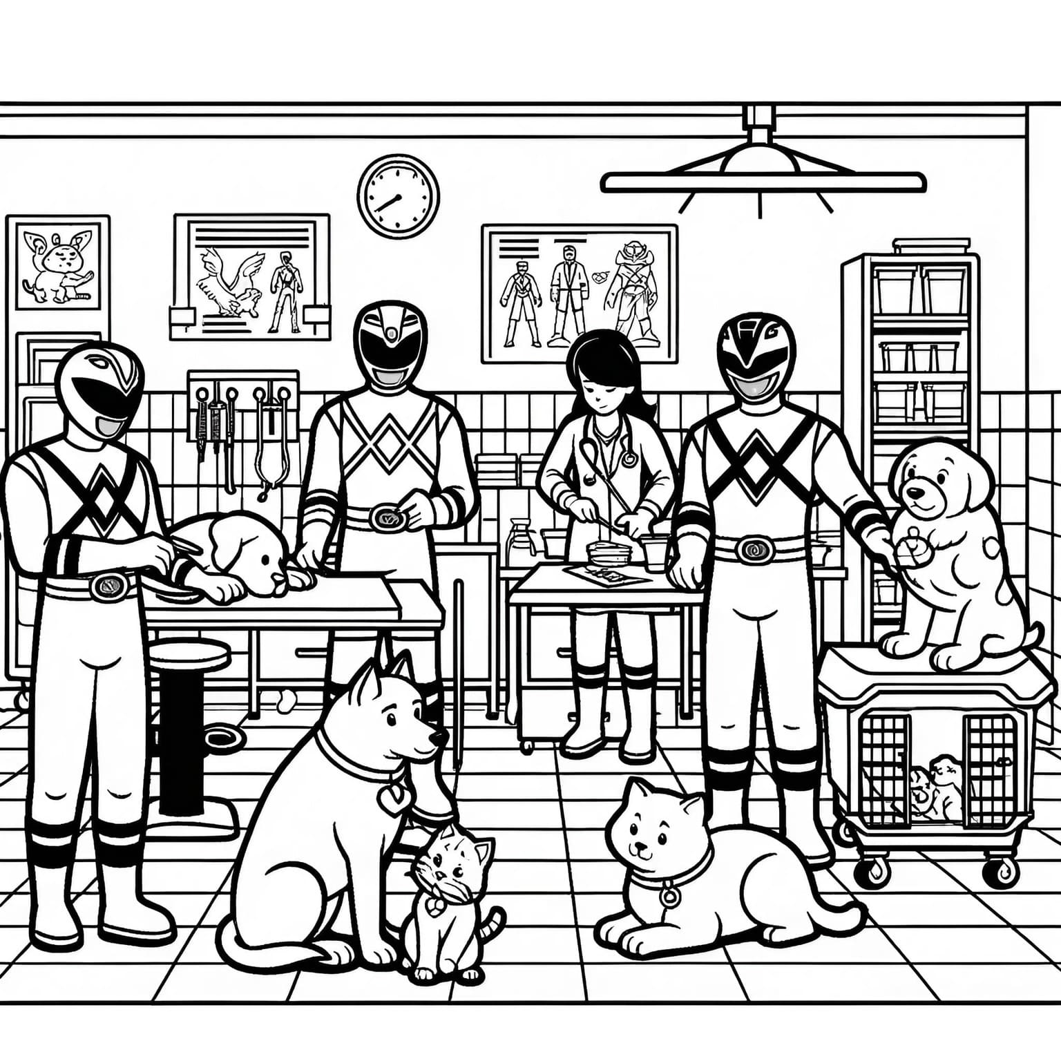 +65 Power Rangers Coloring Pages For Free (Printable)