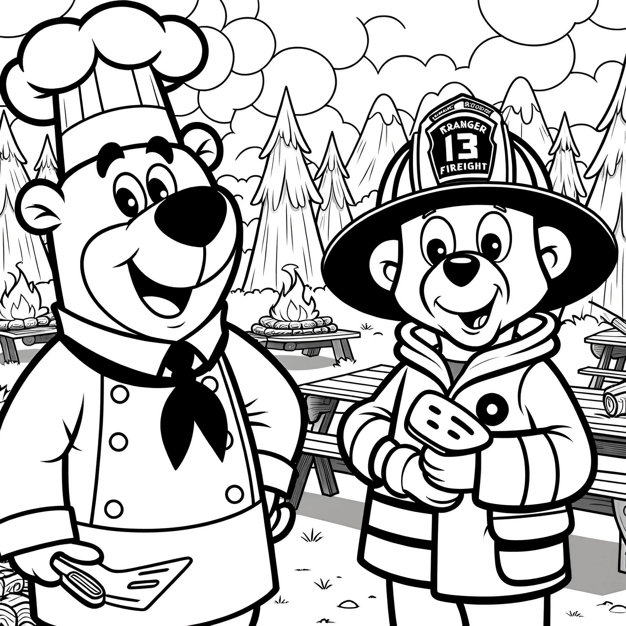 +55 Yogi Bear Coloring Pages For Free (Printable)