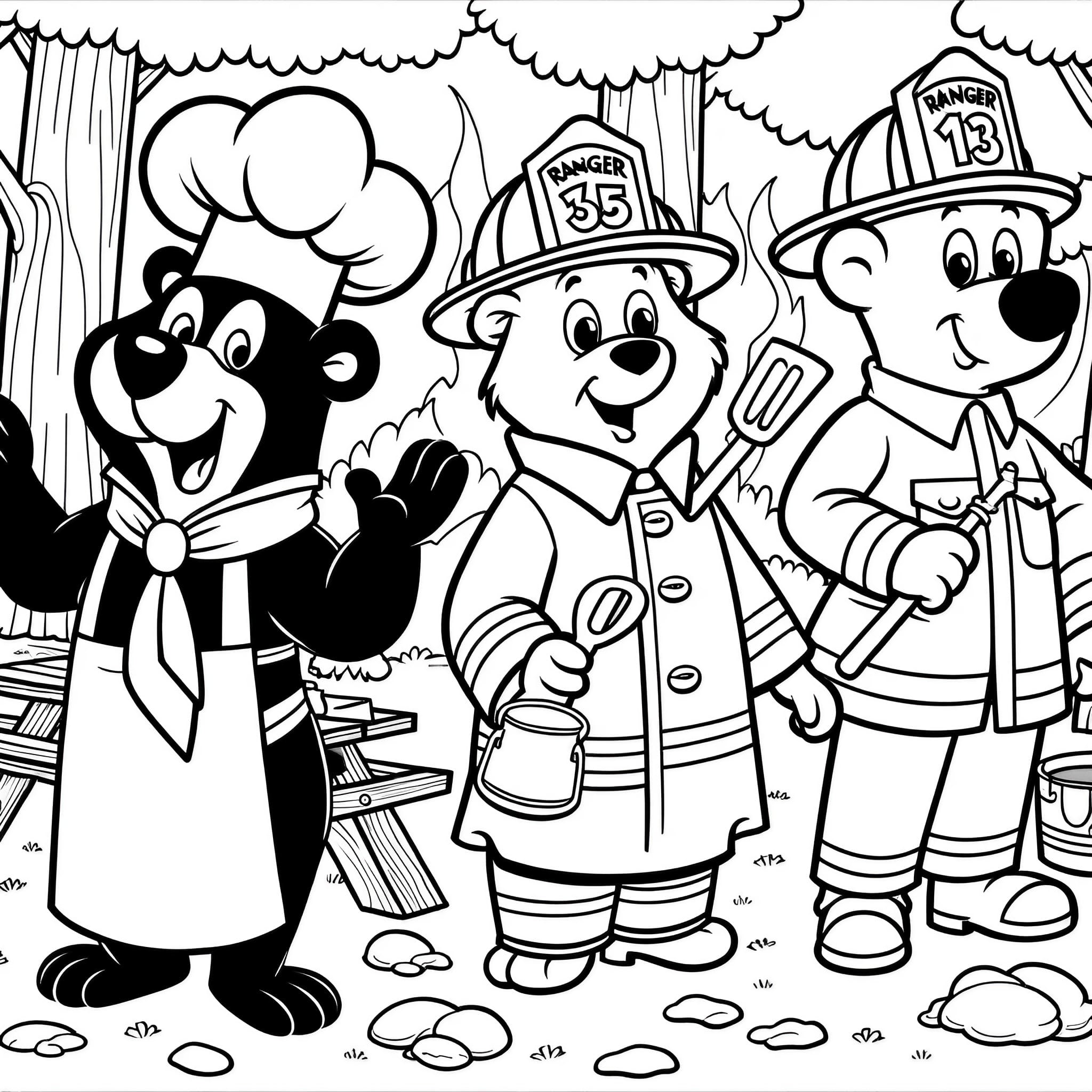 +55 Yogi Bear Coloring Pages For Free (Printable)