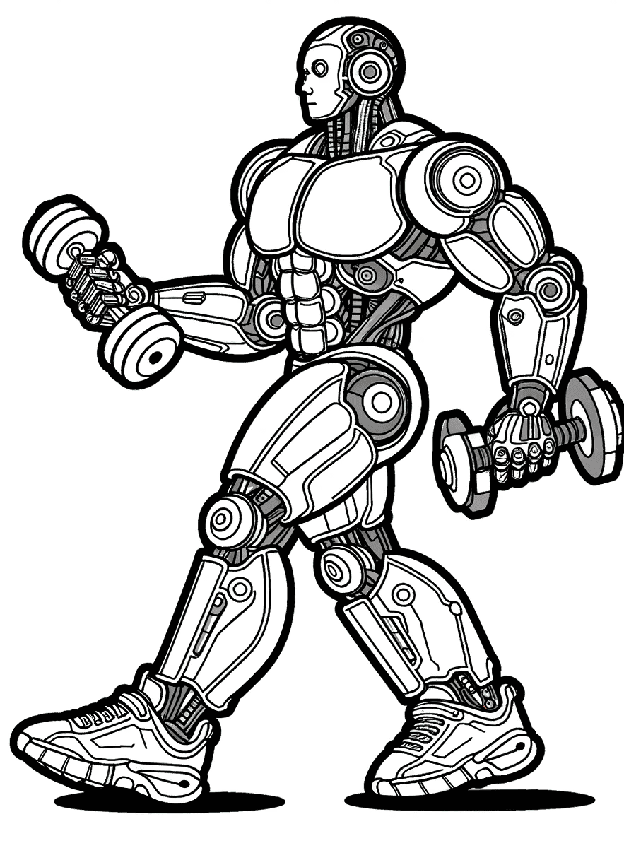 +30 Cyborg Coloring Pages For Free (Printable)