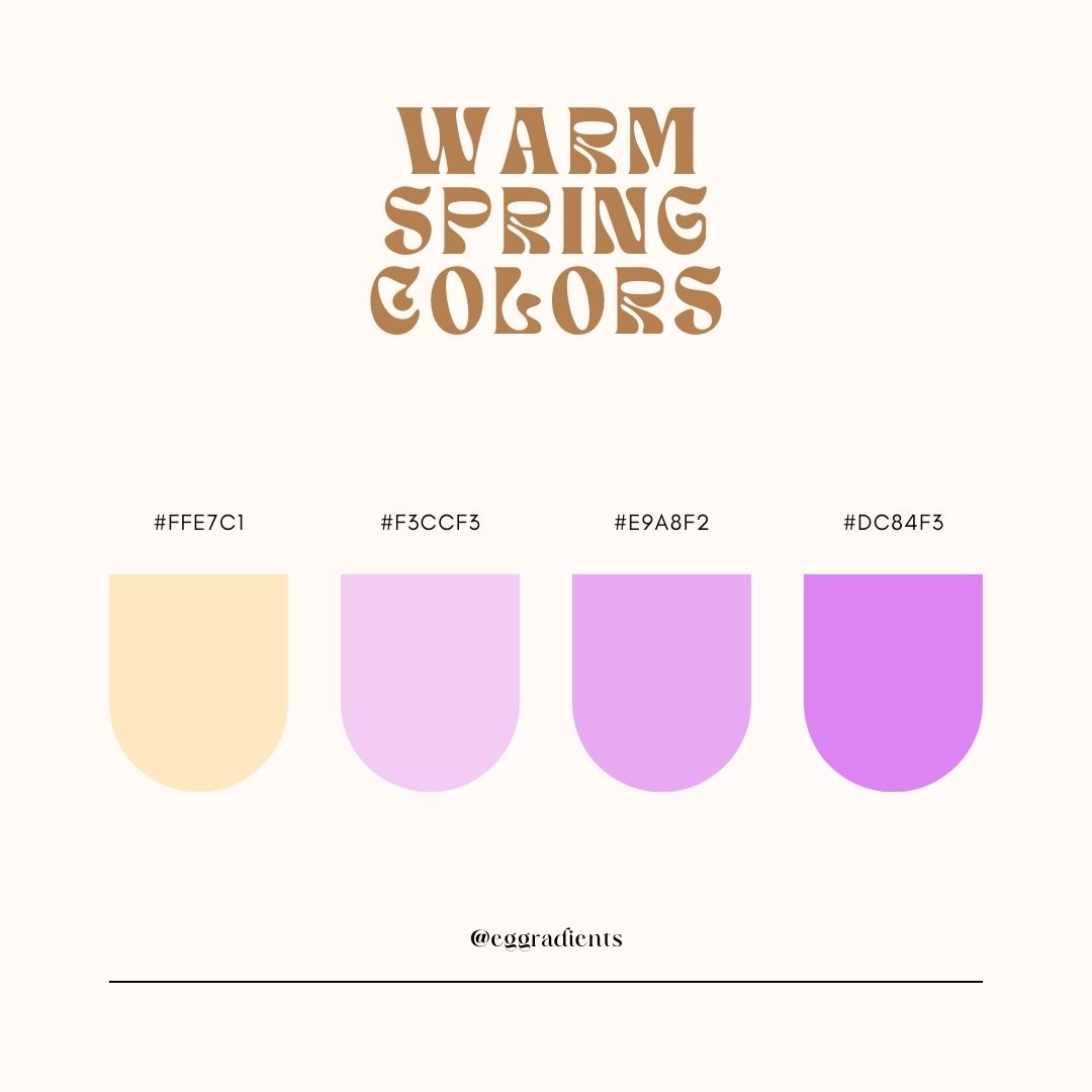 warm spring colors