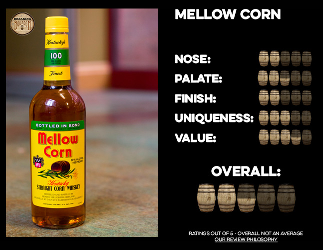 Mellow Corn Whiskey Review Breaking Bourbon