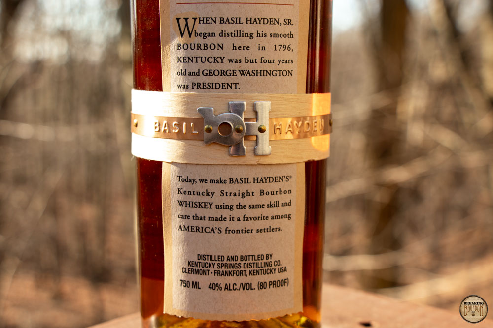 Basil Hayden's Bourbon Review Breaking Bourbon