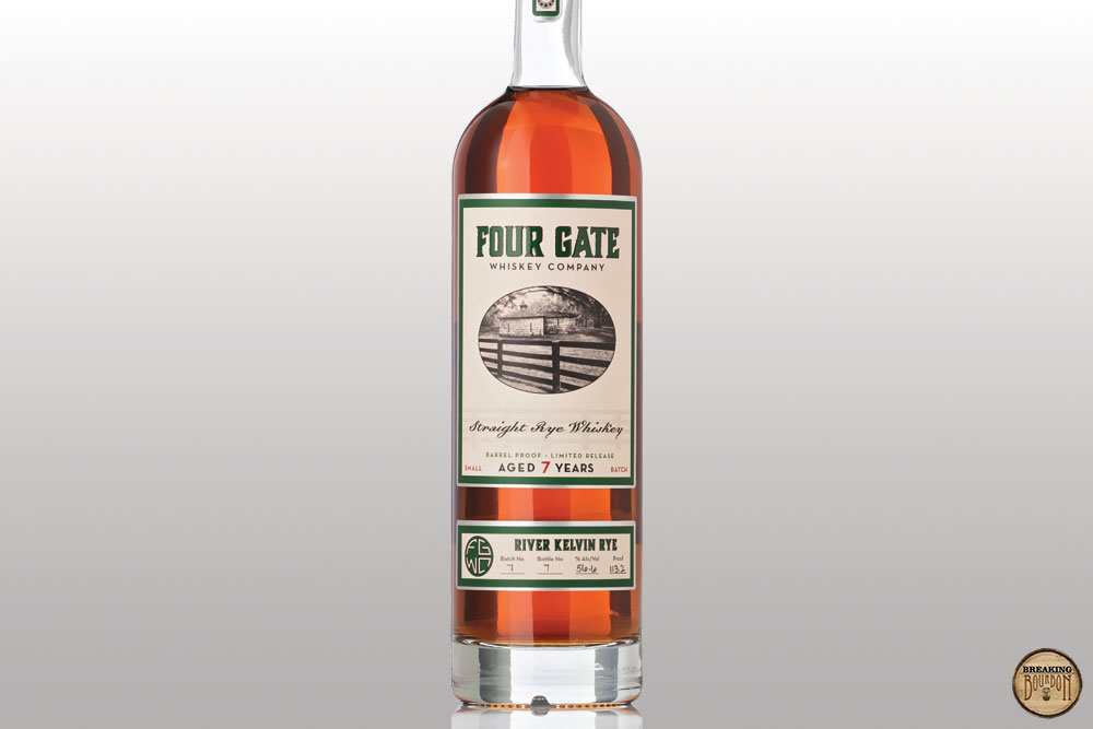 Four Gate Batch 7 “River Kelvin Rye” Review Breaking Bourbon