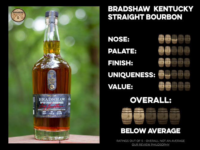 Bradshaw Straight Bourbon Review Breaking Bourbon