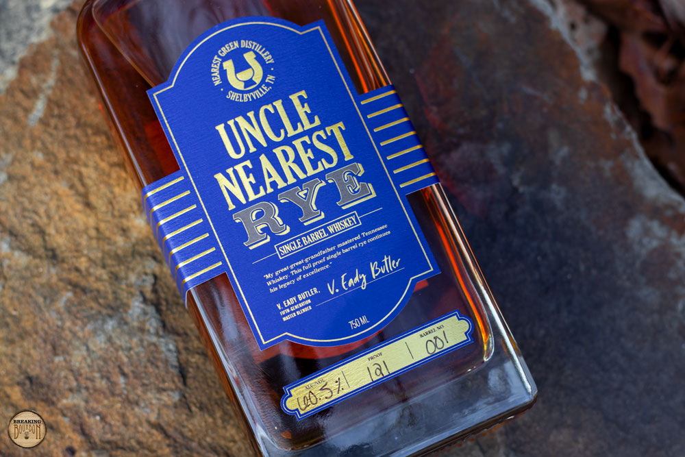 Uncle Nearest Rye Single Barrel Review Breaking Bourbon