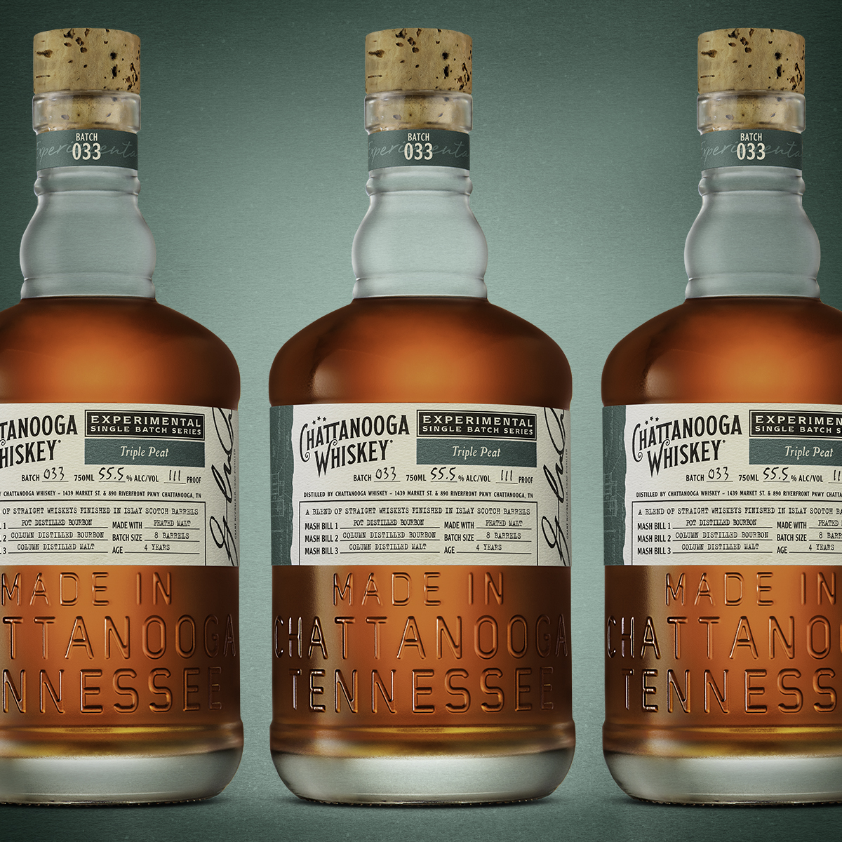 Press Release CHATTANOOGA WHISKEY RELEASES BATCH 033 TRIPLE PEAT