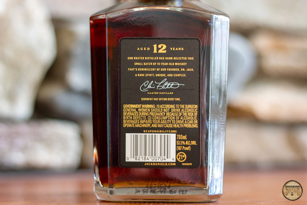 Jack Daniels 12 Year Tennessee Whiskey (Batch 2) Review Breaking Bourbon