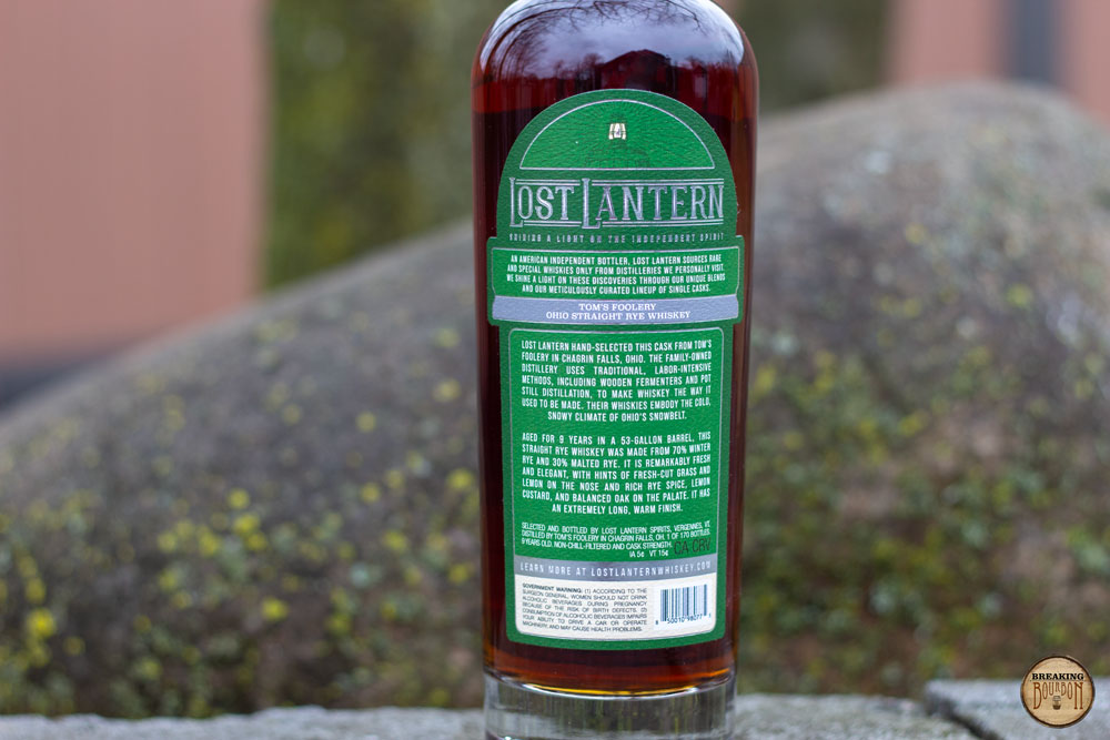 Lost Lantern 2024 Single Cask 4 Tom’s Foolery Review Breaking Bourbon
