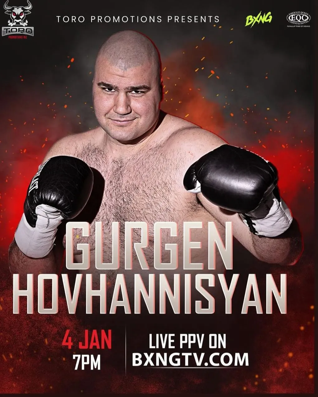 Top heavyweight prospect gurgen hovhannisyan returns