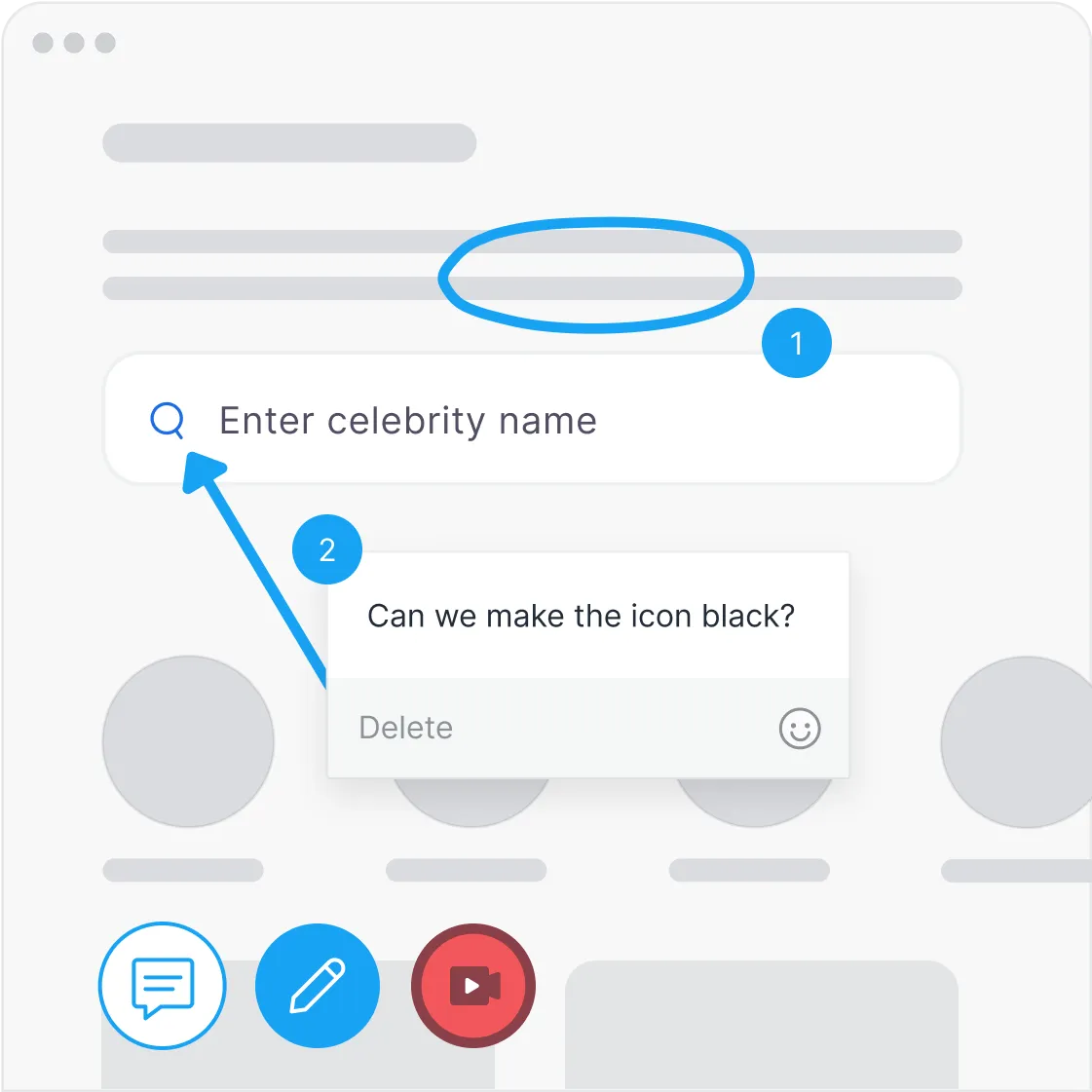 Visual user feedback, contextual screen captures, bug reports with video feedback