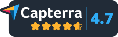 Capterra 4.7 rating
