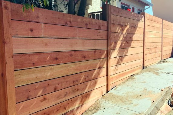 fence different ground levels