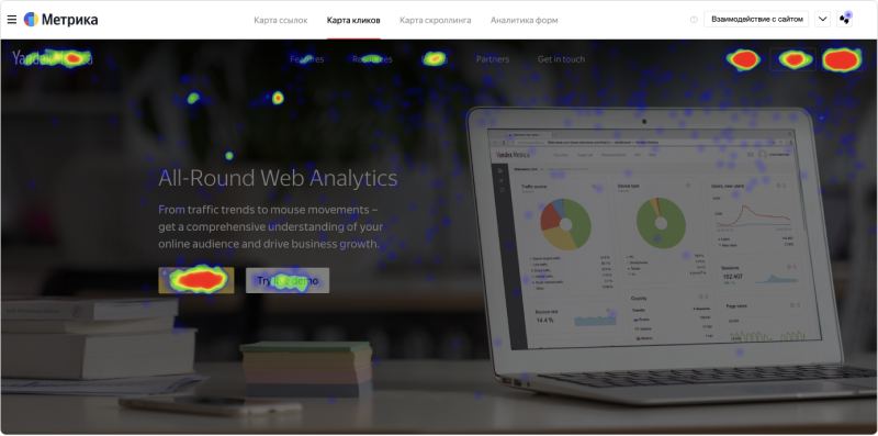 Карта кликов