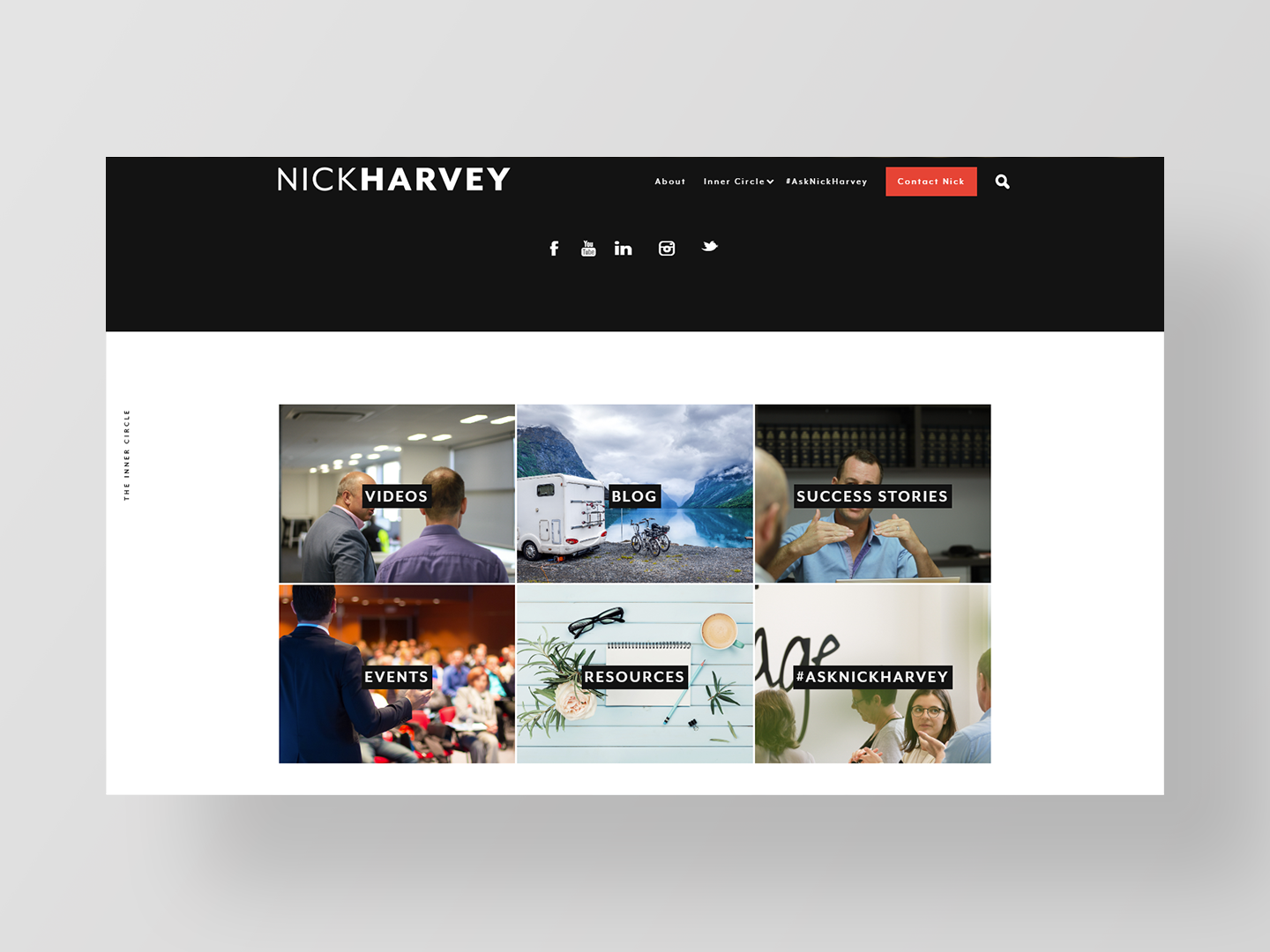 Nick Harvey - Website design by Neon HiveNick Harvey - Website design by Neon Hive