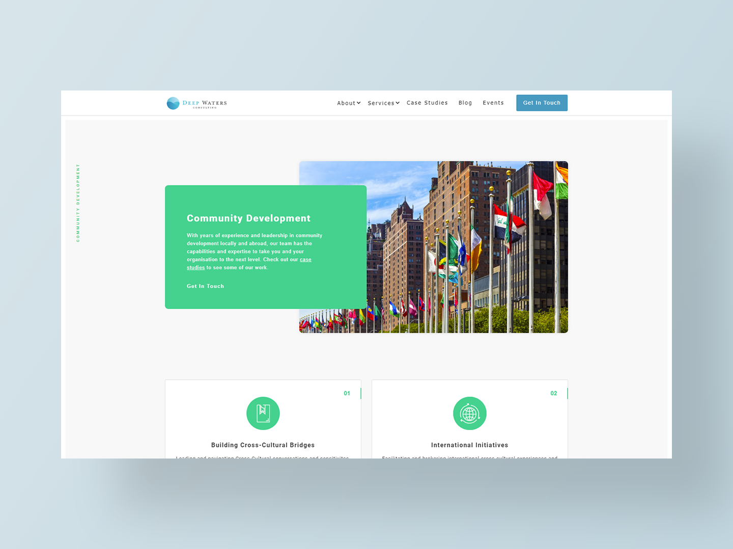 Deep Waters Consultings New Website