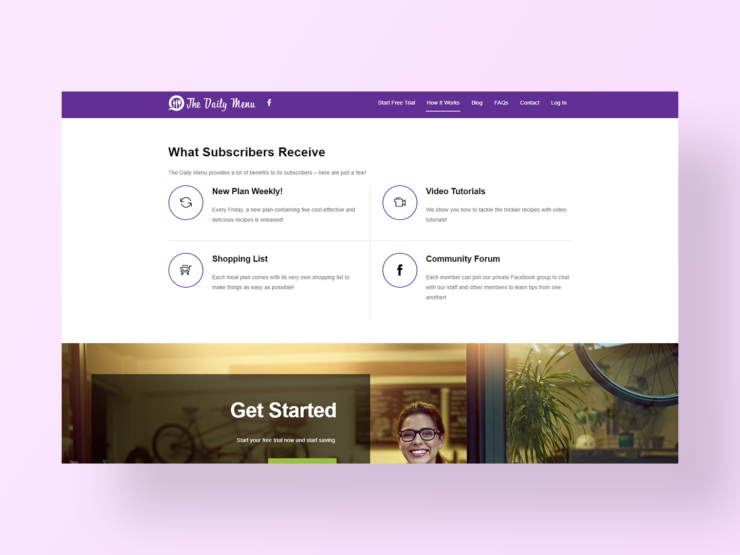 The Daily Menu's new website by Neon Hive