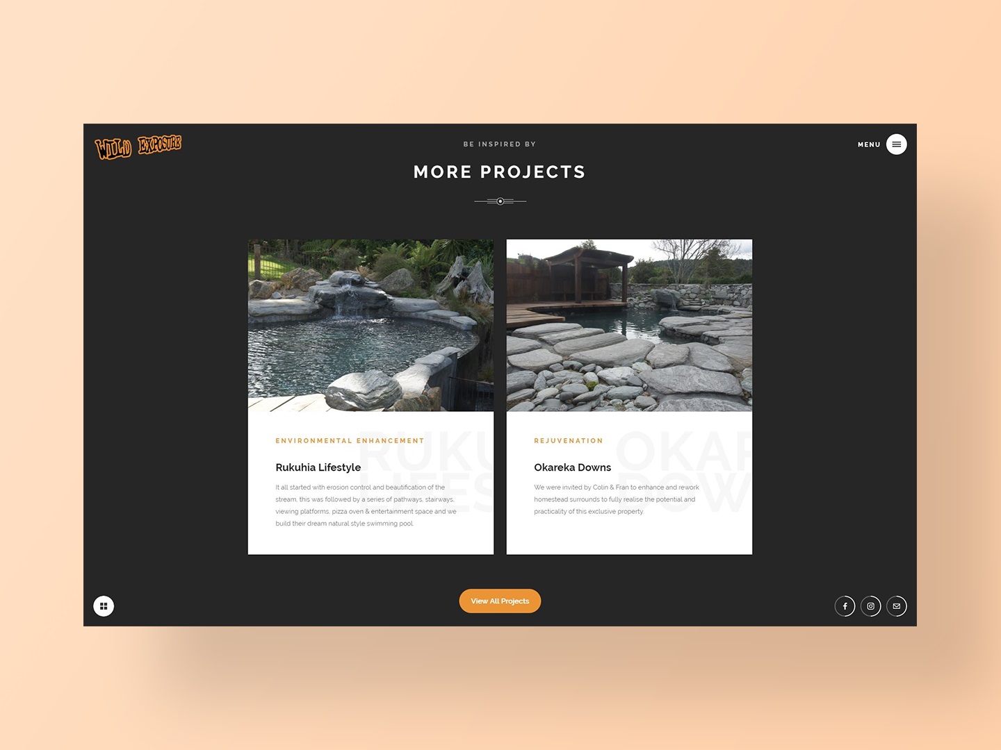 Website Design by Neon Hive - Wild Exposure