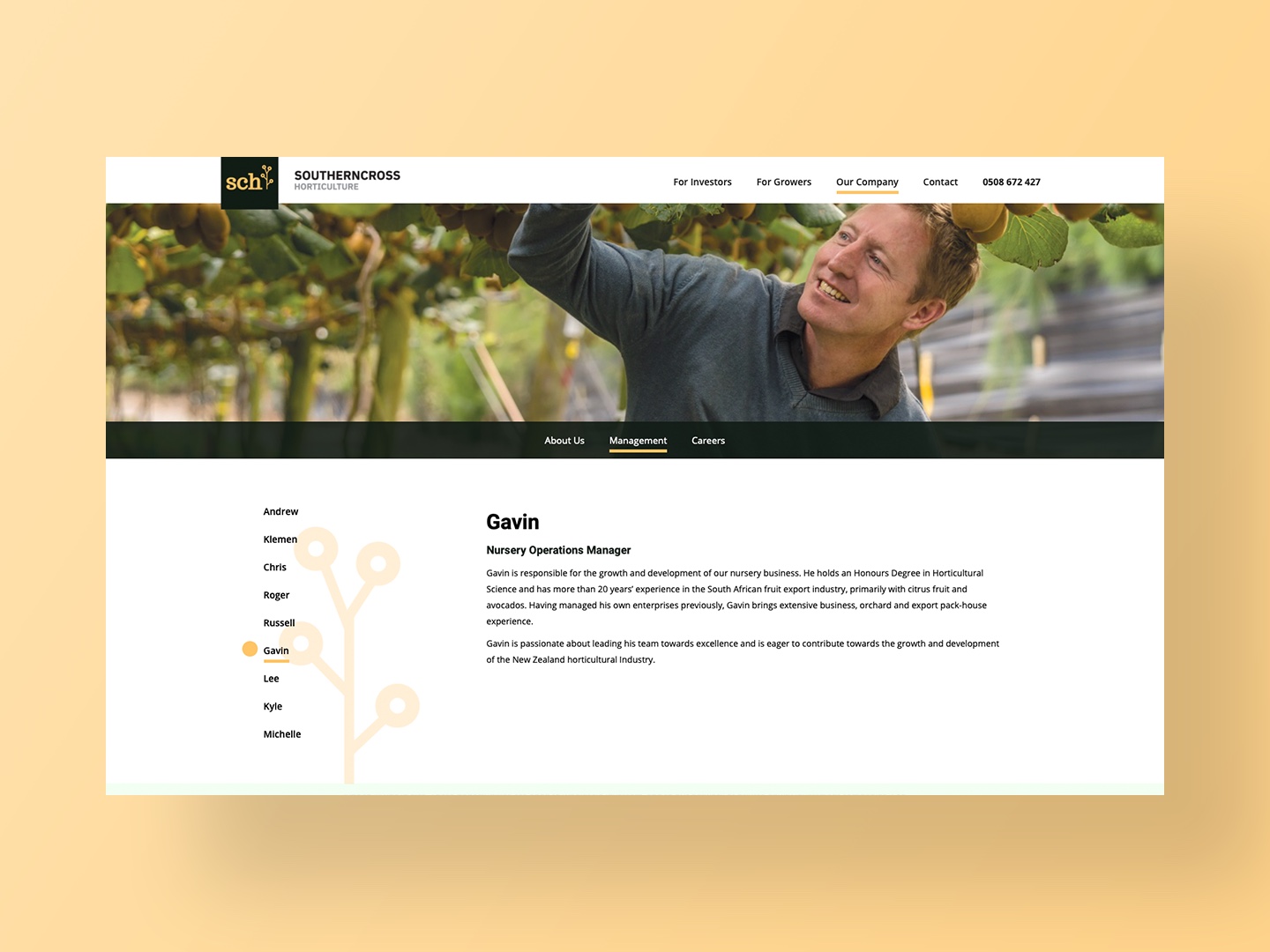 Southern Cross Horticulture Team Members by Neon Hive