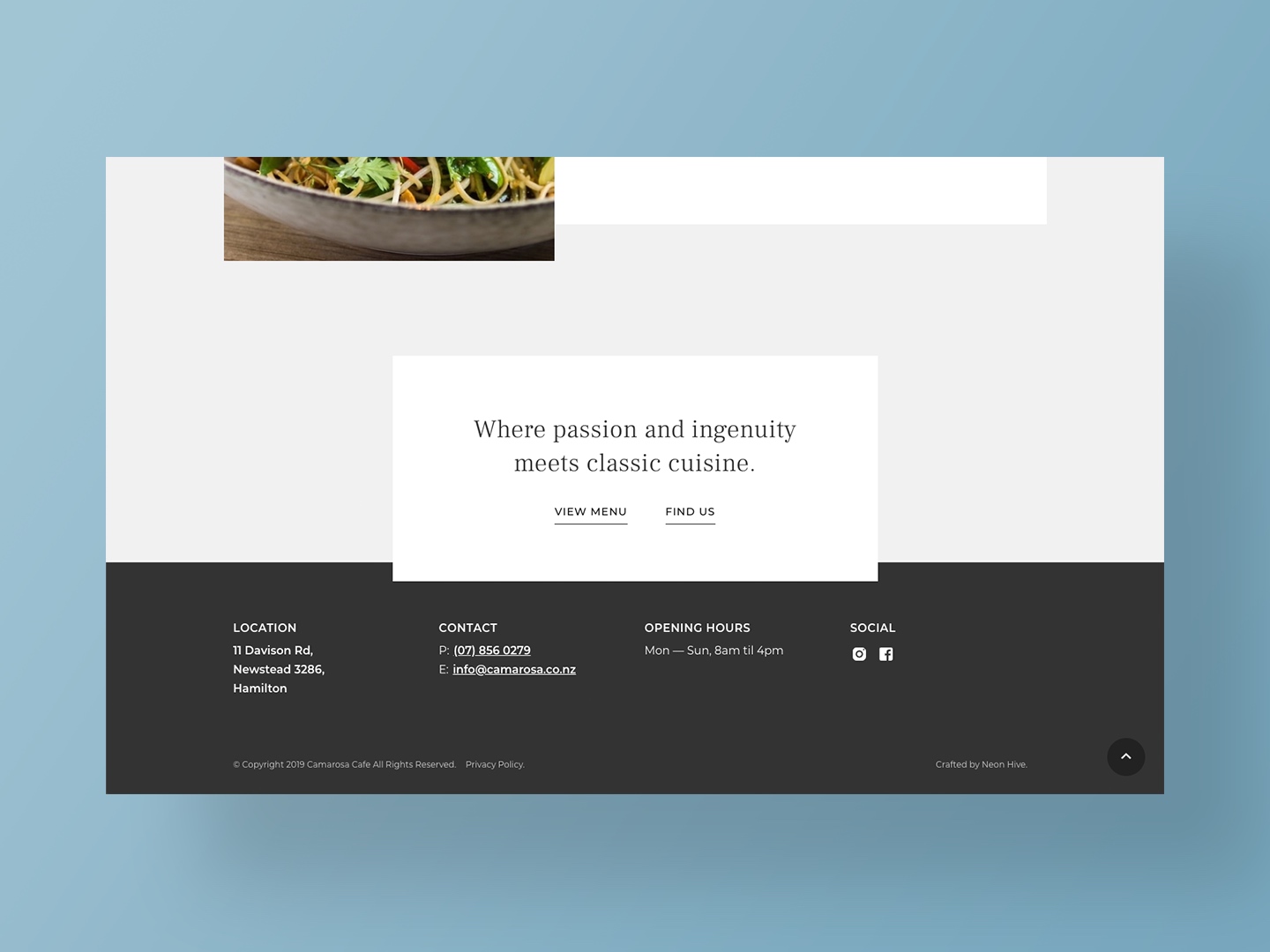 Website Design by Neon Hive