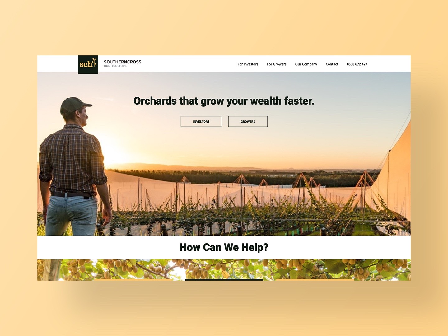 Southern Cross Horticultures new website by Neon Hive