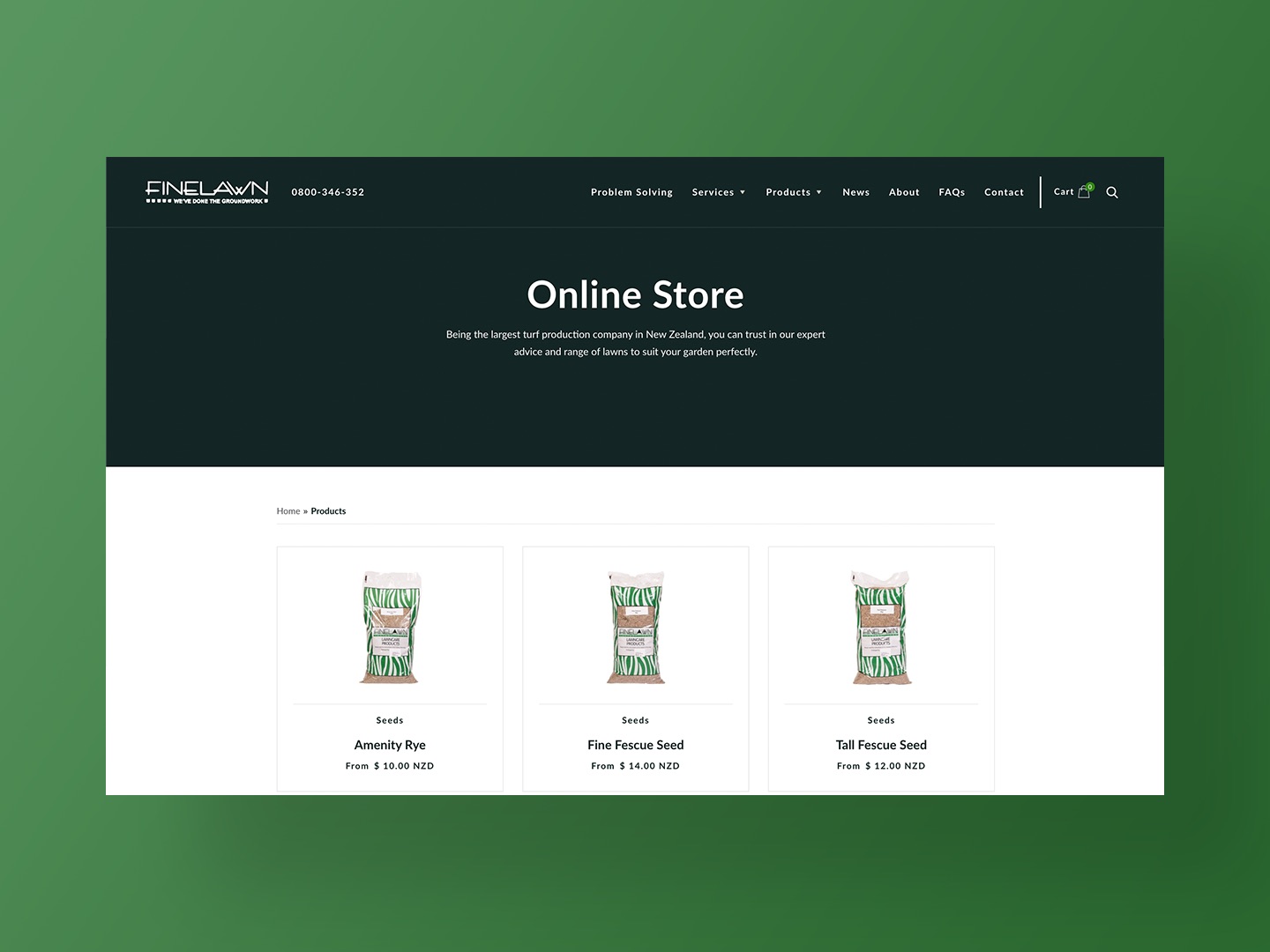 Finelawn Online Store