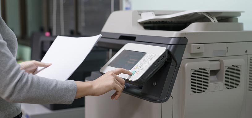 rental photocopier in the offfice