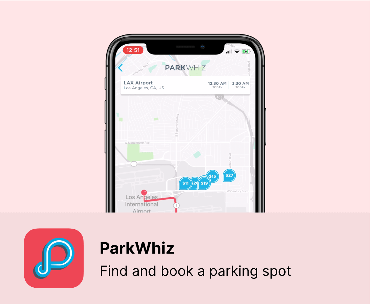 ParkWhiz App Find and book a parking spot UI Sources