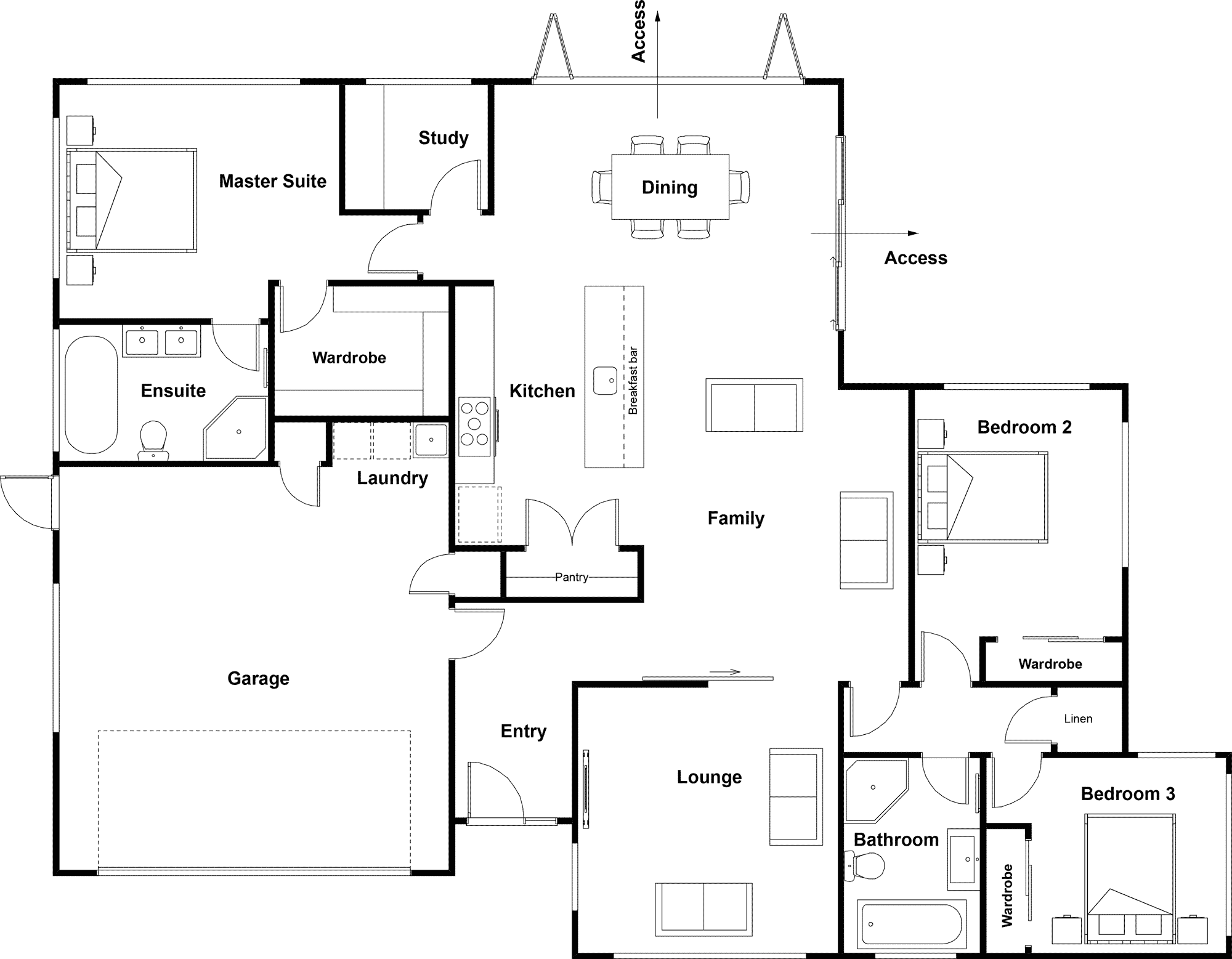 Discovery | House Floor Plans | Sentinel Homes
