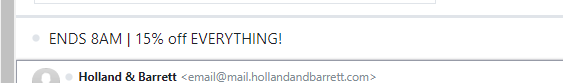 subject line example