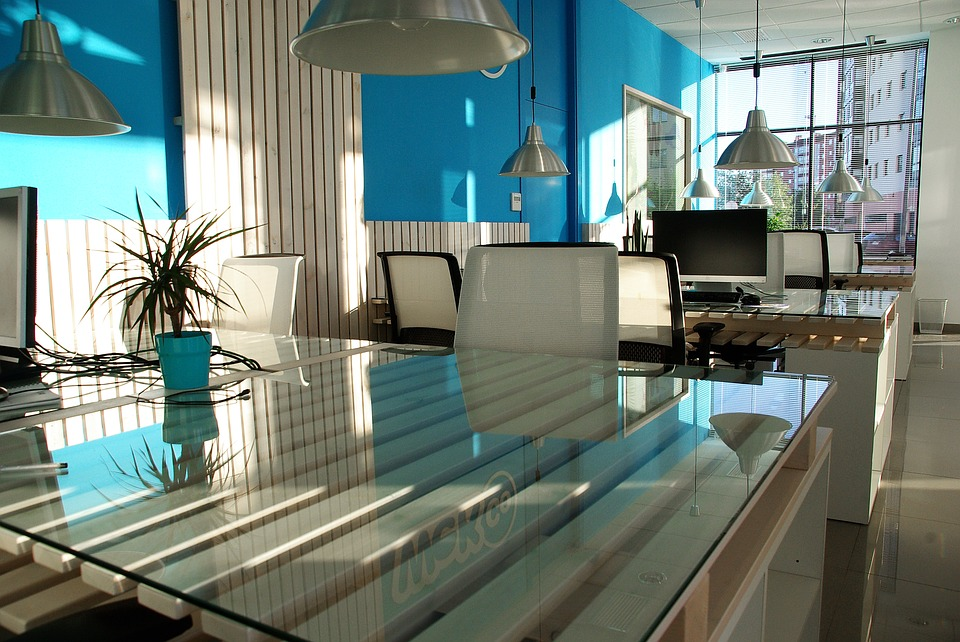 desks with natural light