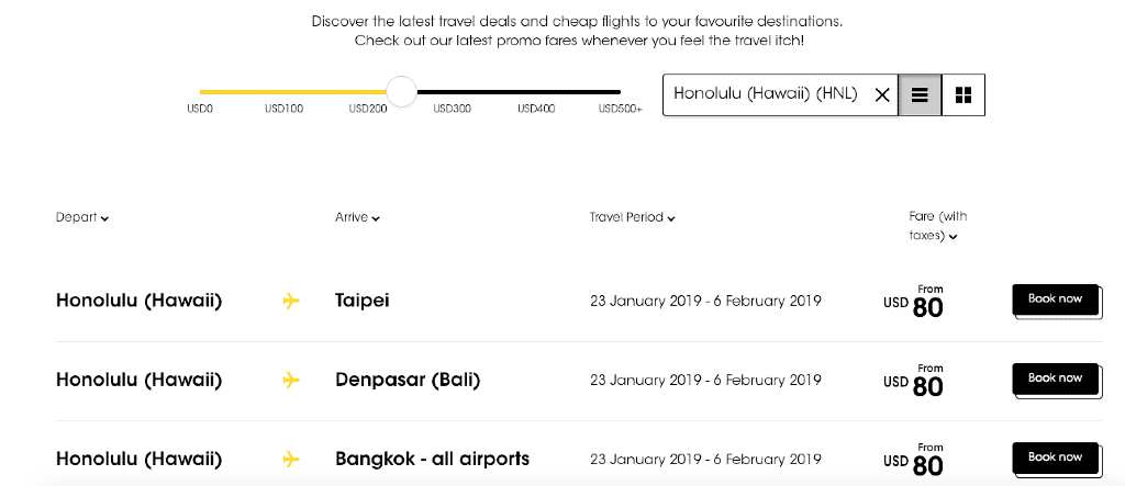 Scoot airlines sales