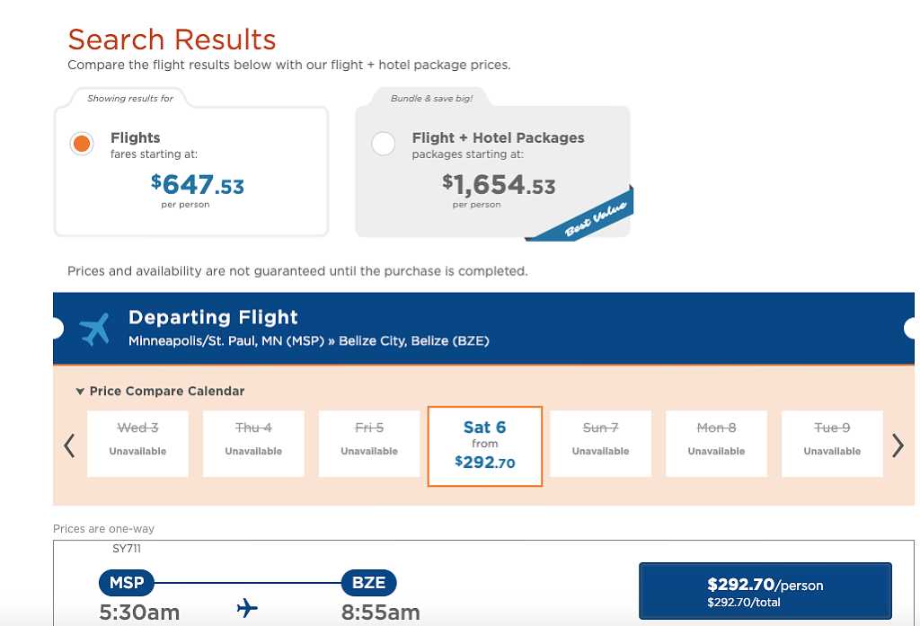 Sun Country is one of the worst budget airlines