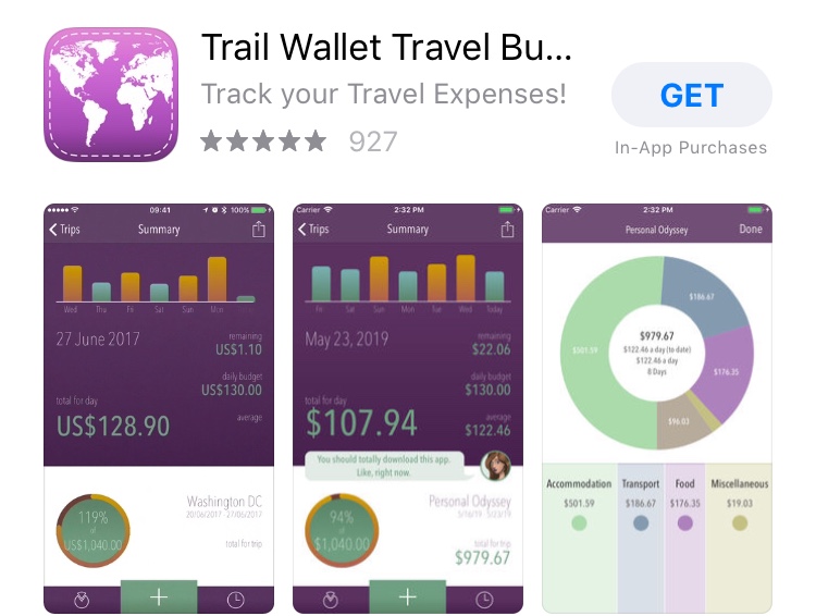 App carteira de trilha