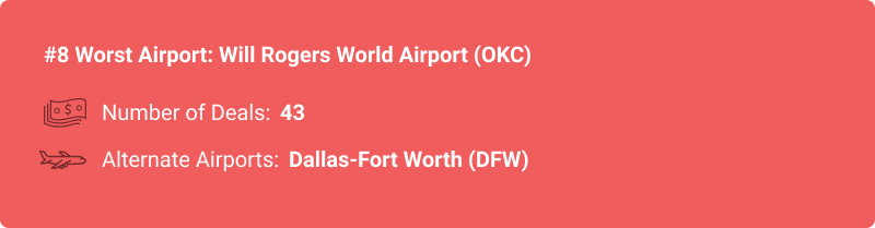 stats about OKC airport