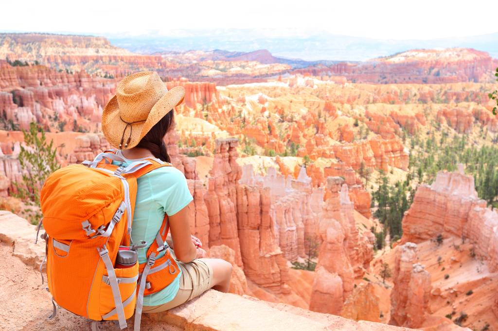 woman overlooking Bryce Canyon National Park