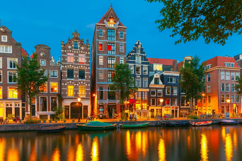 Amsterdam at night