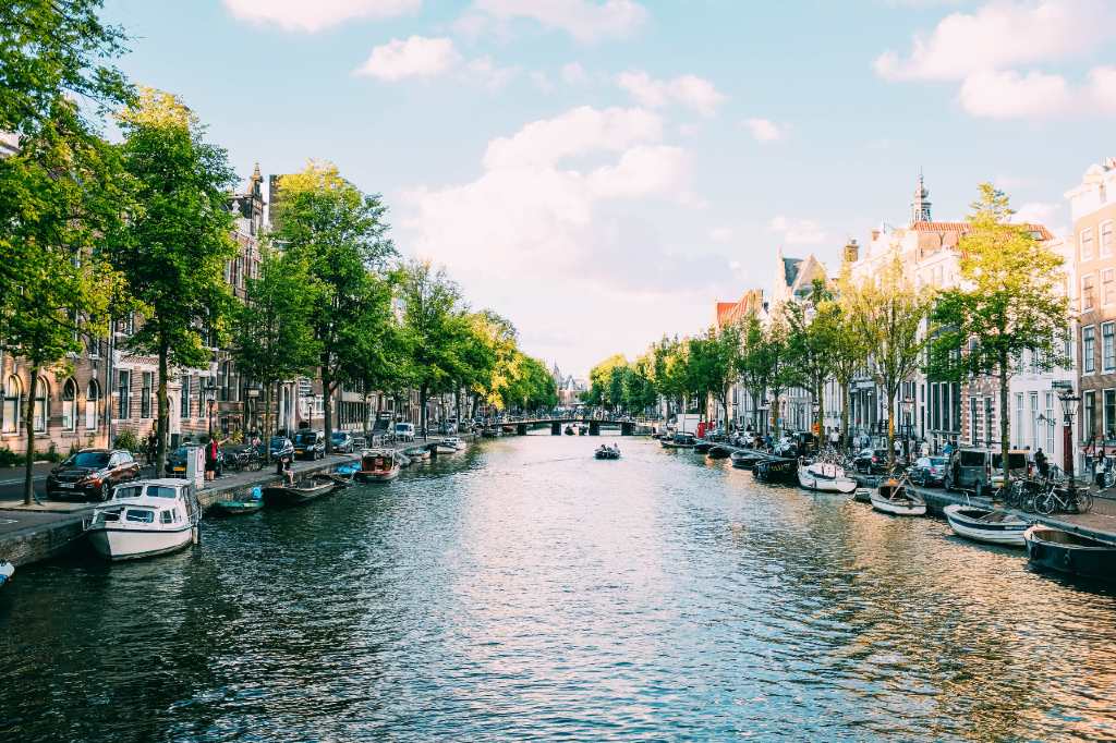 waterway in Amsterdam