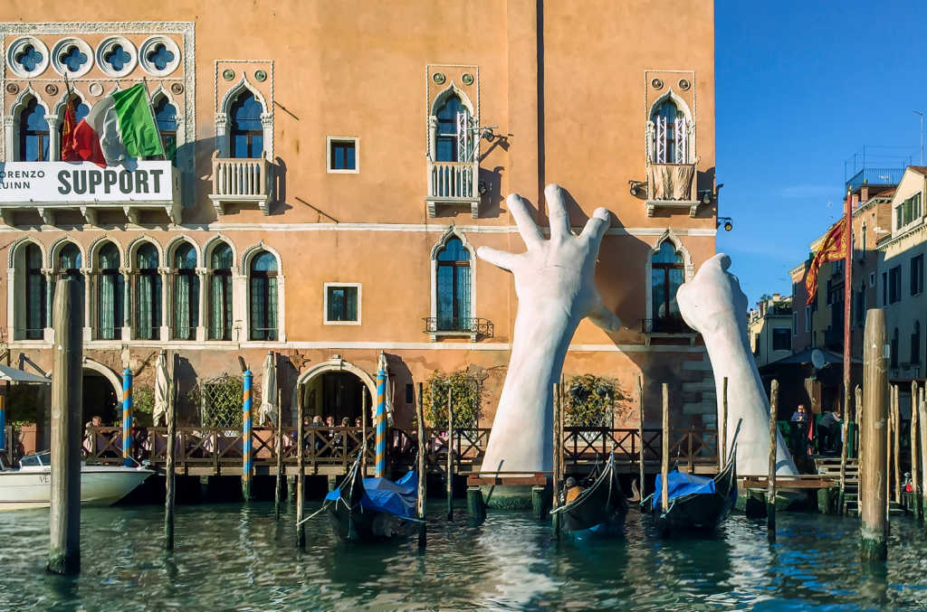 art instillation in Venice.