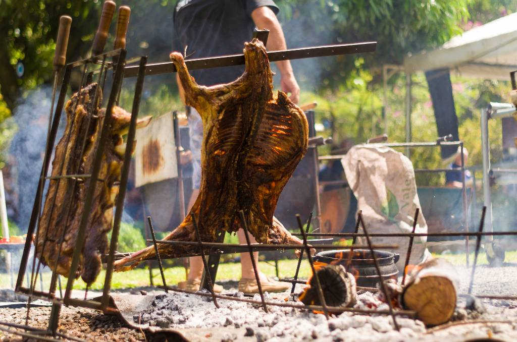 asado grill.