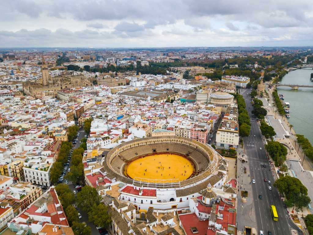 bullring in Seville.