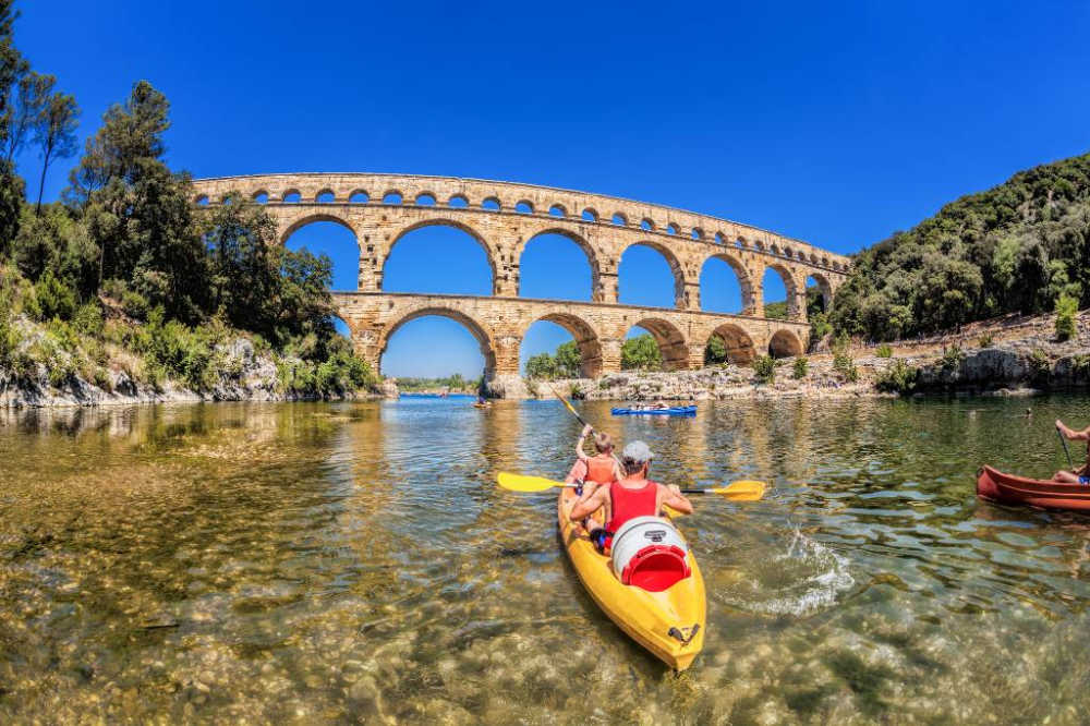 the Pont du Gard in Provence.