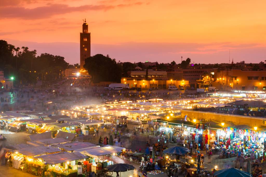 Marrakesh square.