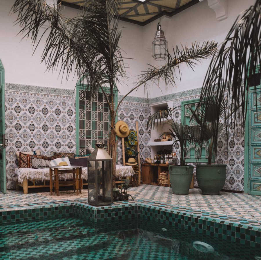 riad in Marrakesh.