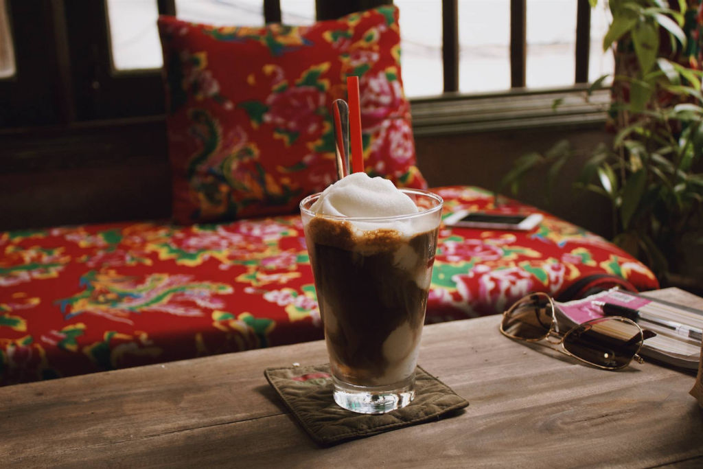 Vietnamese coffee.