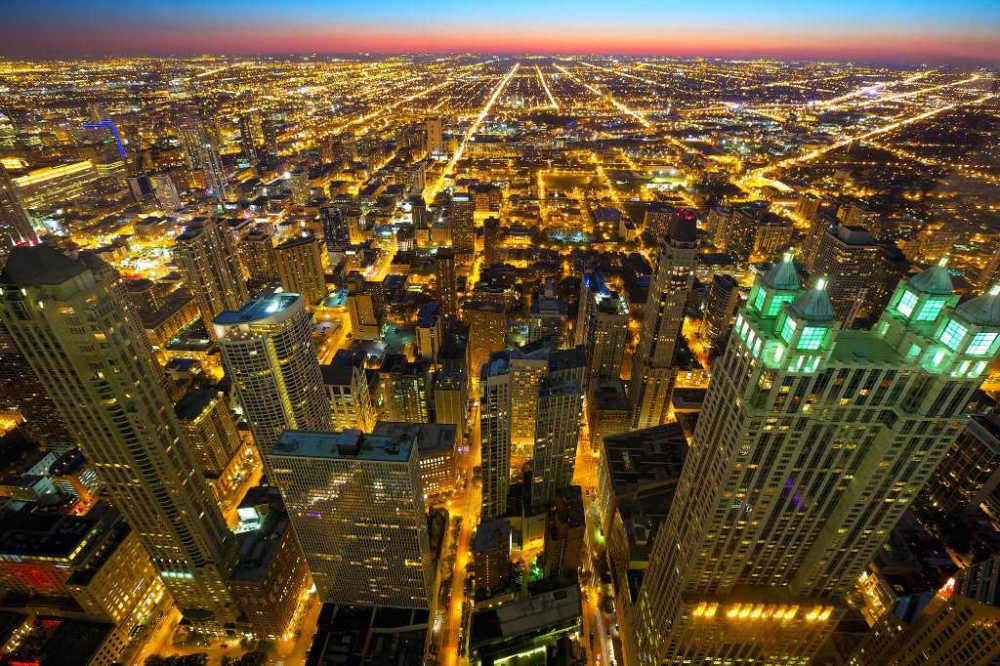 Chicago from above.