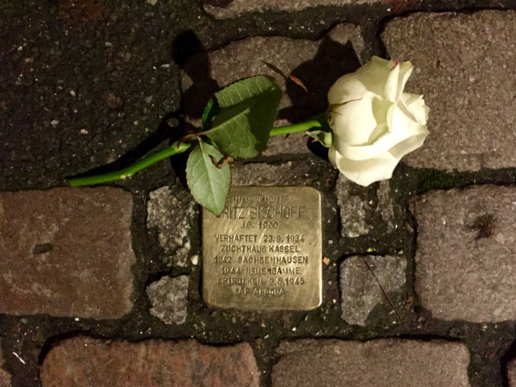 Stolpersteine (Stumbling Blocks) in Berlin.