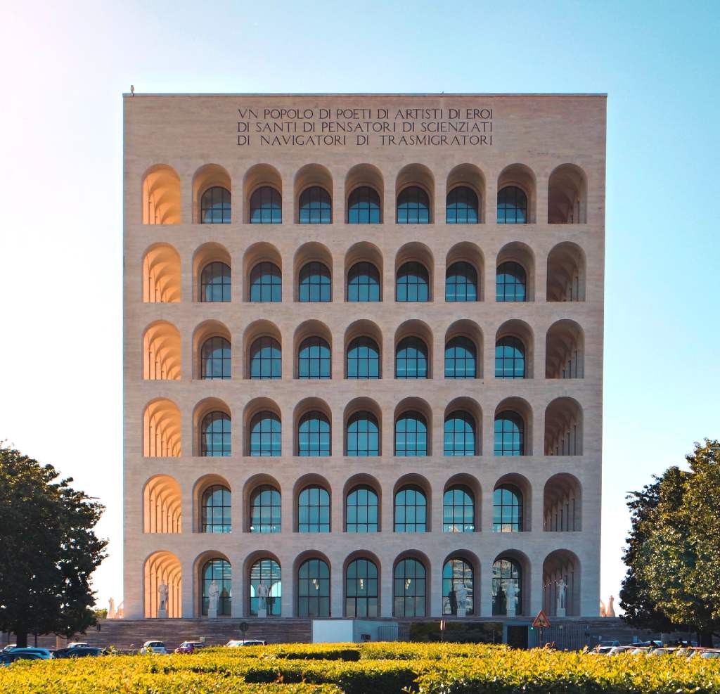Colosseo Quadrato in Rome.