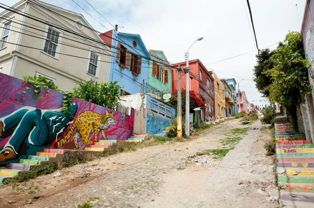 street art in Valparaiso.