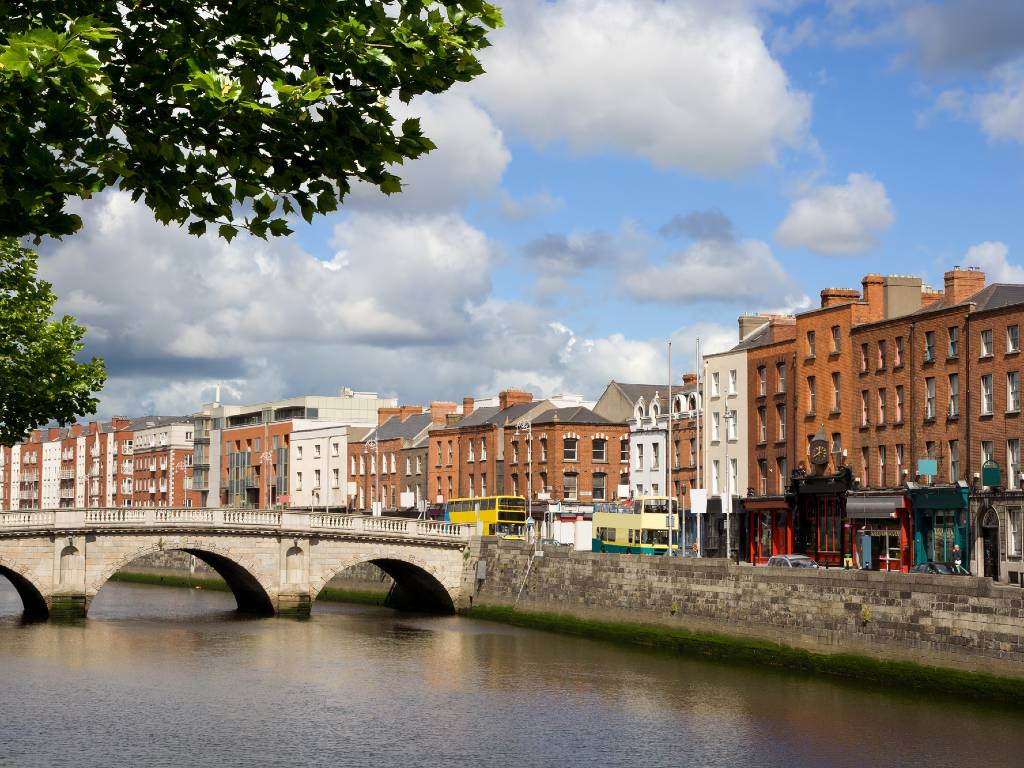 Dublin and River Liffey